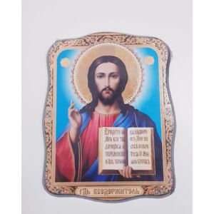 Jézus szentkép fatáblán - 23 cm
