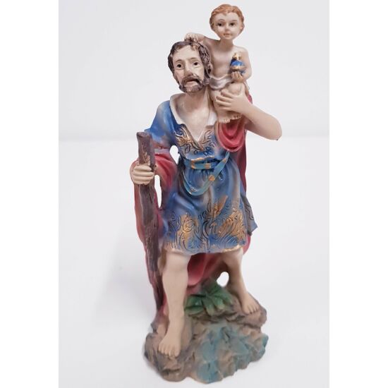 Szent Kristóf és Jézus szobor