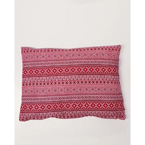 Kalotaszegi mintás ülőpárna, huzat és párna töltet egyben, 50X35