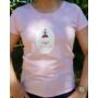 Kép 2/3 - Mesehősös női póló, rózsaszín - Tündérszép - 3 méretben