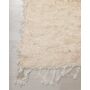Kép 1/2 - Kézzel szőtt krém pamut szőnyeg, 110 cm