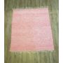 Kép 4/4 - Kézzel szőtt rózsaszín szőnyeg, pamutból, 155X130 cm