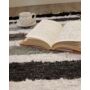 Kép 1/3 - Szürke, csíkos szőnyeg, pamutból, 176X72 cm