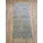 Kép 3/3 - Kézzel szőtt szürke szőnyeg, pamutból, 190X72 cm