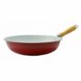 Kép 1/2 - Vas wok serpenyő, kerámia bevonattal, 30 cm